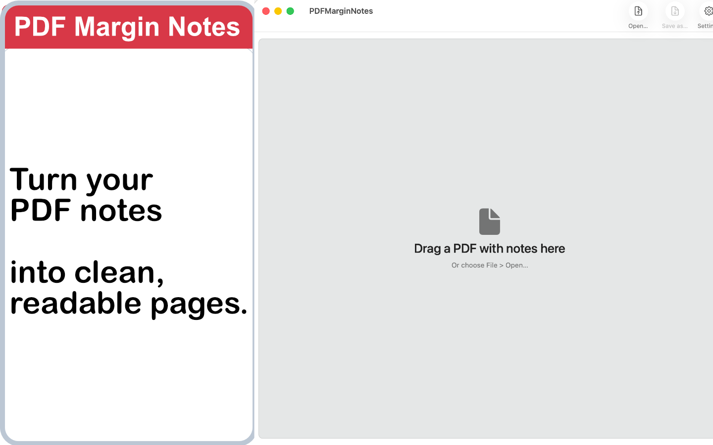 PDF Margin Notes converting Apple Preview notes into a clean printable PDF on Mac